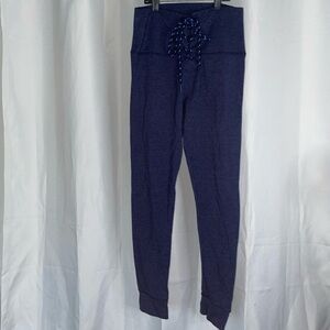 Aerie Leggings Slim Leg Jogger Lounge Pants Lace Up Pull on Chill Play Move